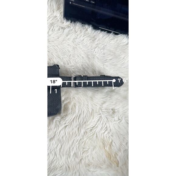 Co-lab by‎ Christopher Kon Belt Bag Black Vegan Leather NEW - Picture 6 of 10